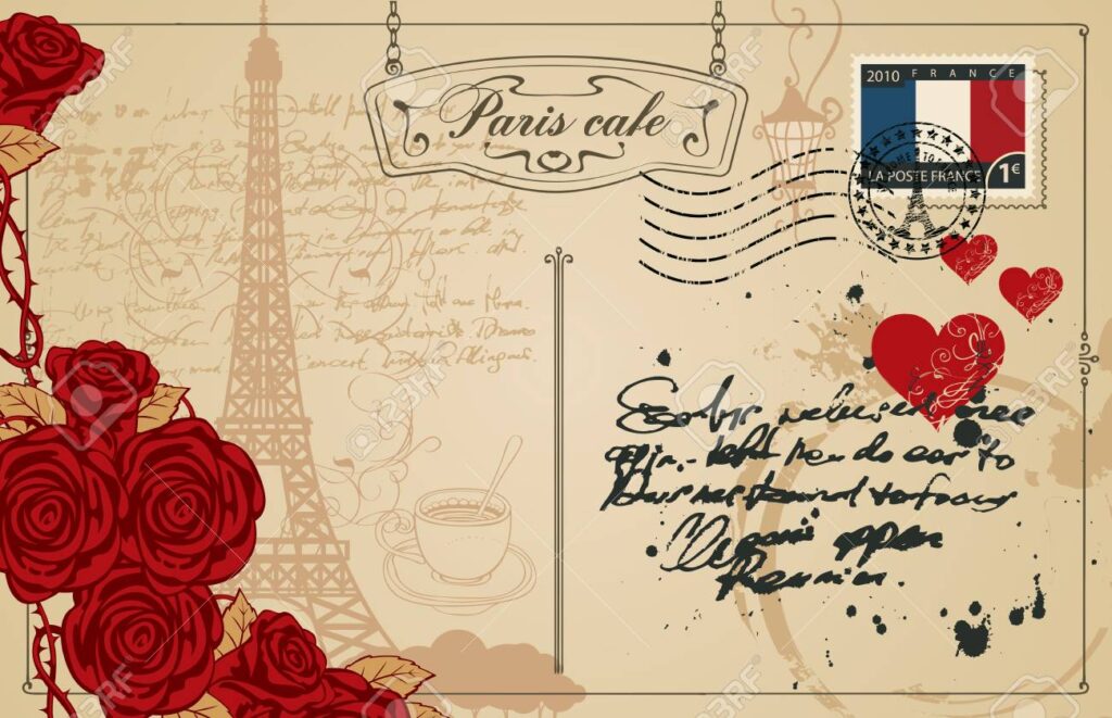 Qué debe incluir una carta a una señorita en París