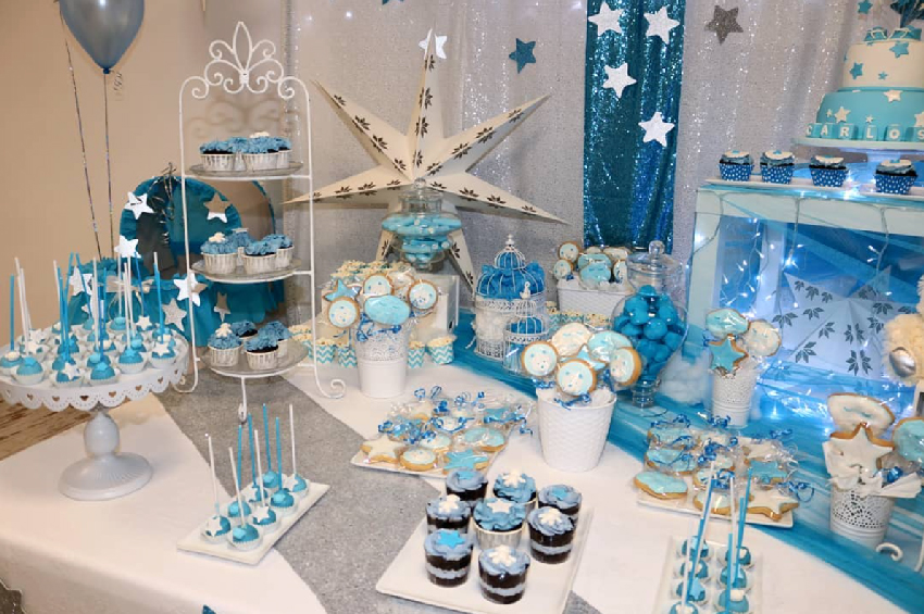 Qué medidas son ideales para mesas de candy bar en fiestas