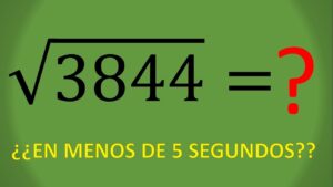 proceso de extraccion de raices cuadradas